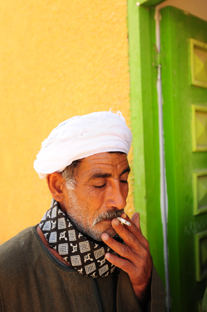 Egypt: Arab man smoking : Travel World : Michael Ventura Photography, Washington DC, Portraits, Stock, Caribbean, Headshots, head, shots , Photographer, Photography