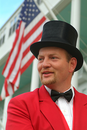 Carriage driver, Grand Hotel, Mackinac Island, MI : Travel USA : Michael Ventura Photography, Washington DC, Portraits, Stock, Caribbean, Headshots, head, shots , Photographer, Photography