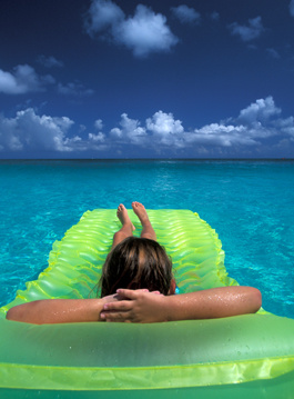 Floating on Grace Bay, The Turks and Caicos Island, Provodinciales : Travel Caribbean : Michael Ventura Photography, Washington DC, Portraits, Stock, Caribbean, Headshots, head, shots , Photographer, Photography