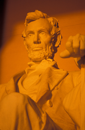 Sunrise lights up Abe Lincoln at the memorial in Washington, DC : Travel USA : Michael Ventura Photography, Washington DC, Portraits, Stock, Caribbean, Headshots, head, shots , Photographer, Photography